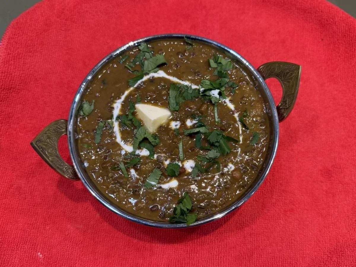 Dal Makhani — overnight black lentils